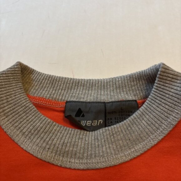 Lizwear Stripe It Rich Orange Short Set Size Large NOS - Picture 3 of 11